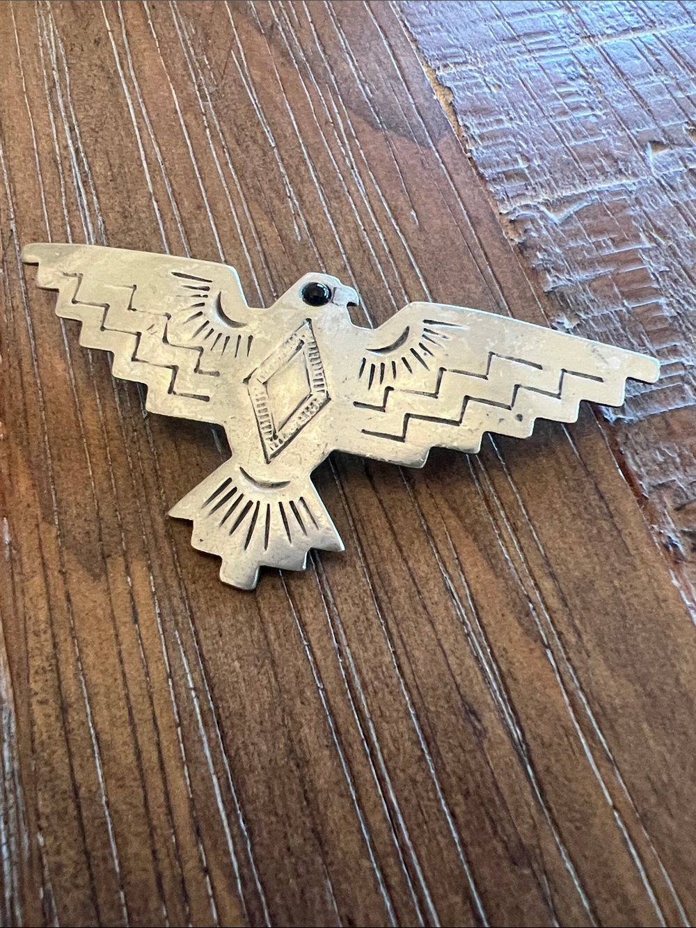 Vintage Thunderbird Eagle Brooch Pin JJ Jonette 1988